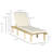 Chaise Lounge Chair For Outdoor, Patio Recliner With 4-Position Adjustable Backrest And Cushion