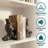 Resin Hippo Bookend - Decorative Book Holder For Bookshelf, Desk, Office & Home Decor（Set Of 2）