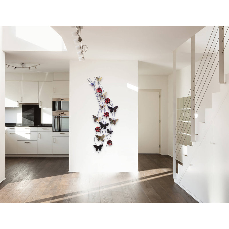 Wall Sculpture Butterfly Ribbon