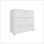 Commode à quatre tiroirs Alpine, rangement dans la chambre à coucher