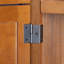 Grande armoire en chêne à 8 portes - Rehaussez votre espace de rangement et de décoration de 72 po avec une finition élégante
