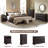 Farideh Wood 2 - Drawers Nightstand, Rustic End Table With Charging Station-18594272