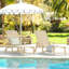 Oversized Plastic Outdoor Chaise Lounge Chair With Wheels And Adjustable Backrest-852982149