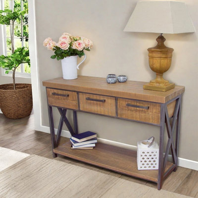 Nordic Style Solid Wood Entry Table