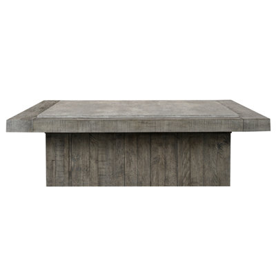 Table basse à piédestal