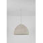 Luminaire suspendu Woodlawn en plâtre blanc-112648974