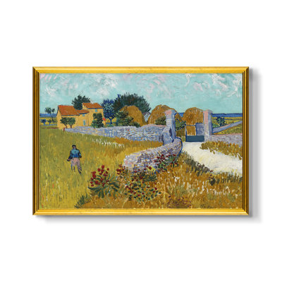 Ferme en Provence, 1888 - Vincent van Gogh - Toile encadrée sur mesure