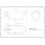 Free Standing Tub 59" Deep Soaking Bath Tub Acrylic Freestanding Bathtub J29B Black Stand Alone Tub