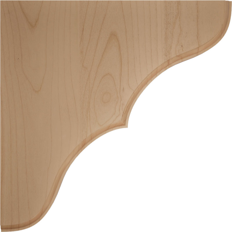 Support en bois Stratford, H 10 po x l 1,75 po x P 10 po, Aulne