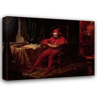 "Stanczyk" by  Jan Matejko - Gallery Wrap Canvas Wall Art