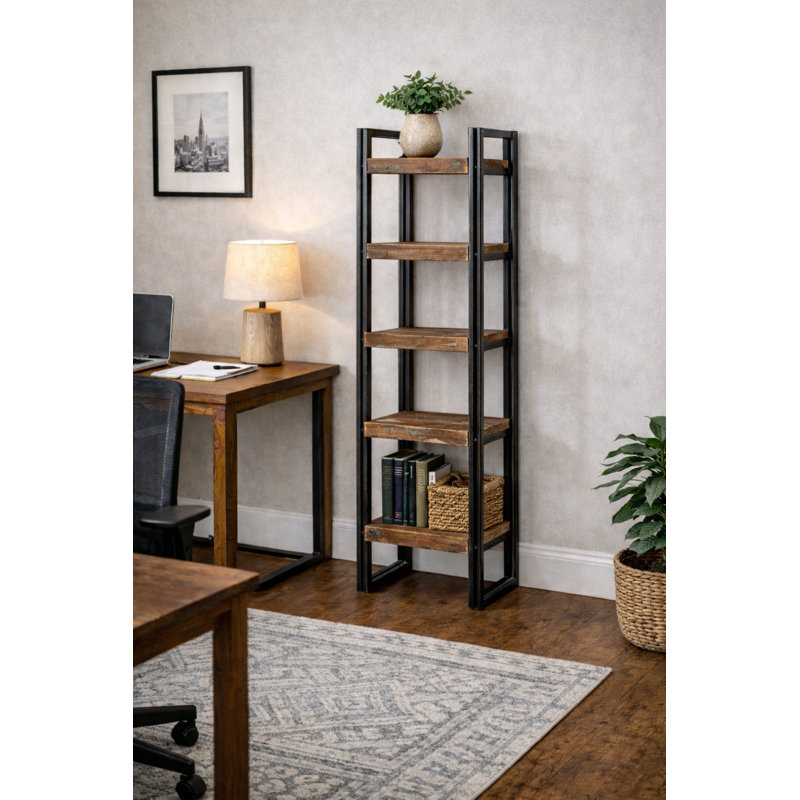Étagère en bois récupéré H 71 po x l 23,75 po x P 15,75 po Adriel