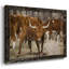Longhorns, reproduction d'art sur toile encadrée-1452552757-1452552758