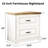 Velvet Platform Bed Frame with Wooden Slats and Rustic  Nightstand Set with Two Drawers-2101532068-2101532069