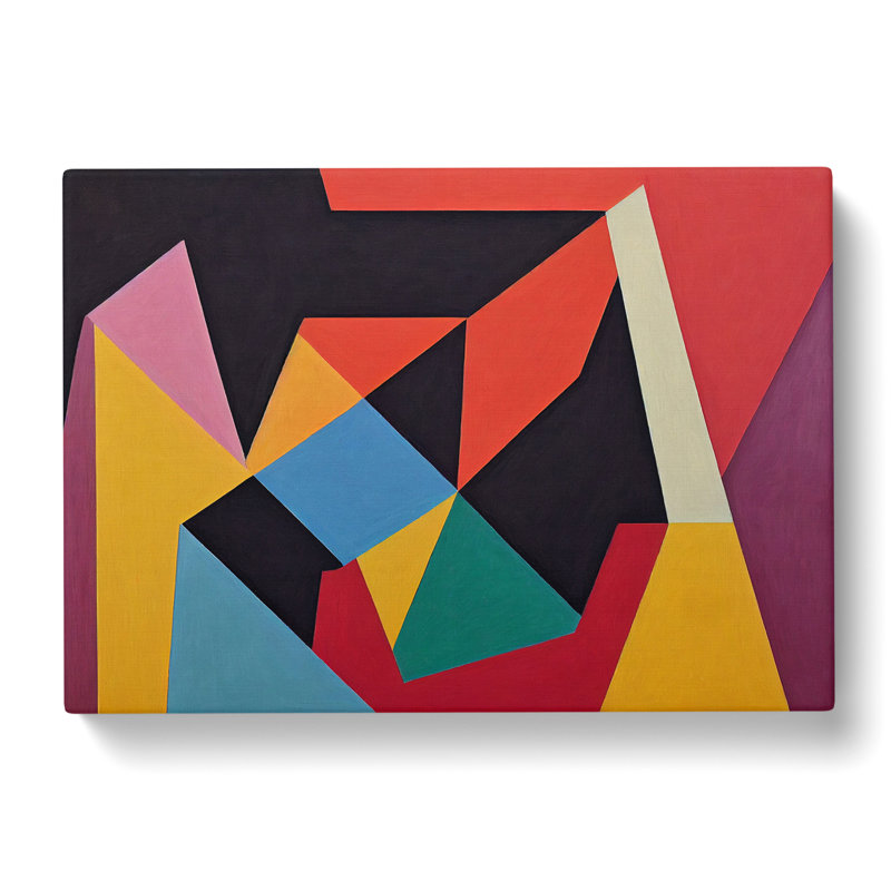 Suprematism Abstract Art Vol.6 - Wrapped Canvas, 50cm H x 76cm W x 3cm D