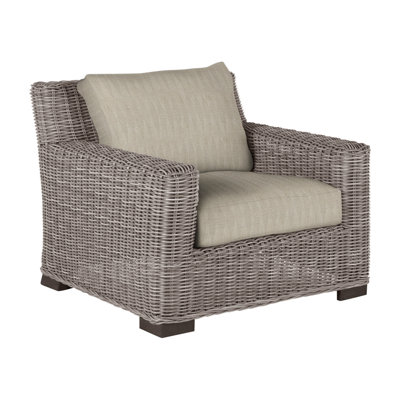 Rustic Woven Lounge Chair