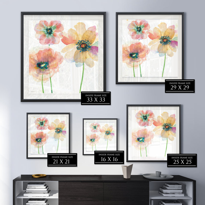 Summer Fields II - reproduction de cadre photo sur papier, H 30,5 po x l 30,5 po x P 1,5 po