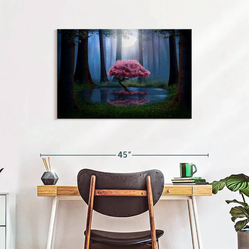 Arbre rose enchanté Kelan, H 24 po x l 36 po