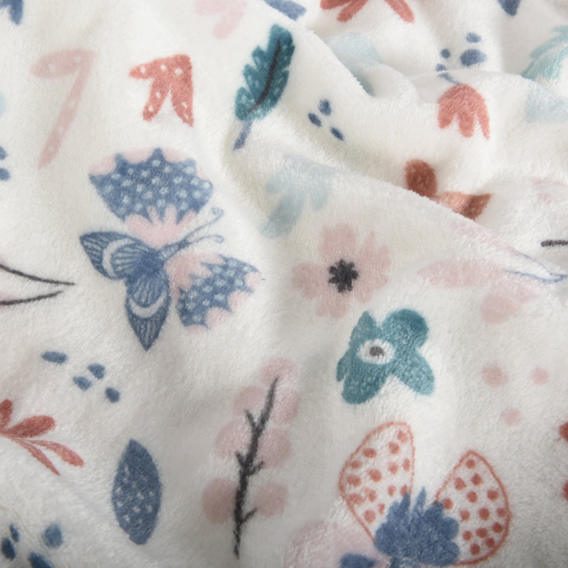 Ensemble de literie pour lit de bébé 8 pièces Haleemah Butterfly Wishes