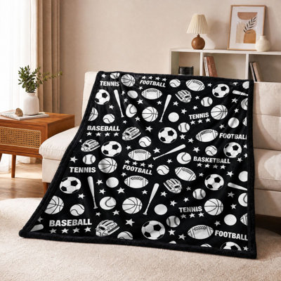 Night Lights DIY Coloring Throw Blanket  Doodle Blanket For Hand Painting  Decorative Blanket For Home Use