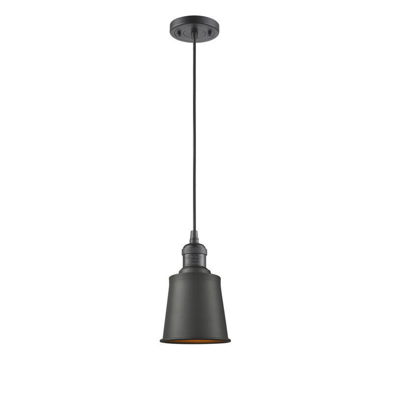 Luminaire suspendu conique à 1 lumière Lavender Hill