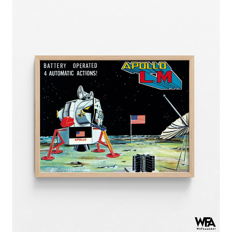 Retro Apollo Poster Print, Vintage USA Nasa Printable Gift Idea, Print Of Deep Space Artwork, Husband Retro Nasa Wall Art Print