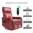 Lila 26.37" W Manual Swivel Rocker Recliner, Swivel Chair with Heated Massage-117732222