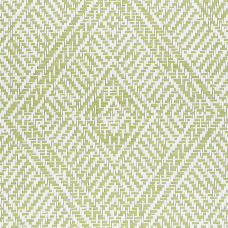 Papier peint tissé Tortola, Vert