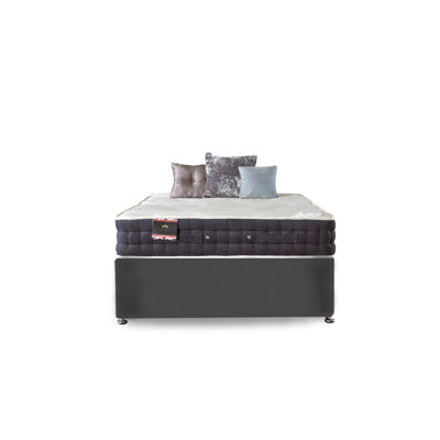 Asia Reflex Foam Divan Bed, Hand stitched Mattress, Extra Firm Feel.