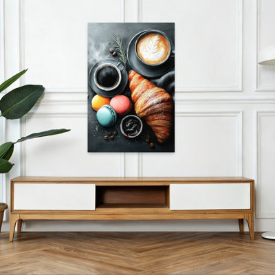 Cozy Coffee Petit déjeuner, art mural élégant