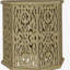 Table d'appoint en bois de manguier brun naturel octogonal Watsonville