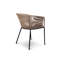 Fabiano Outdoor Patio Dining Armchair with Cushion-240211028