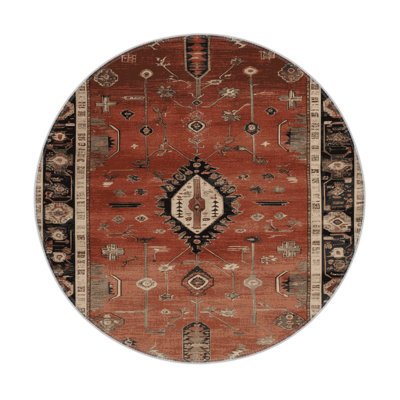 Tapis turc intérieur et extérieur brun