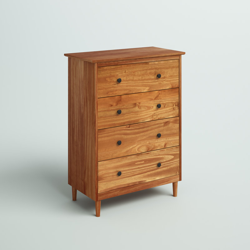 Commode 4 tiroirs Haney, Caramel / NotSturdy