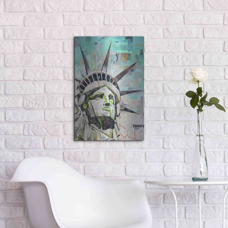 «Freedom» par Gray, impression sur métal sans cadre, H 24 po x l 16 po x P 0,13 po