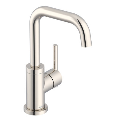 Robinet pour salle de bain à poignée simple avec drain en métal Parma