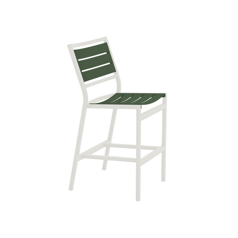 Tabouret de bar 28 po Cabana Club, Neige, Coquille