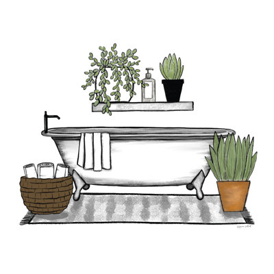 «Knovah Bathroom Plants I» par Annie Lapoint