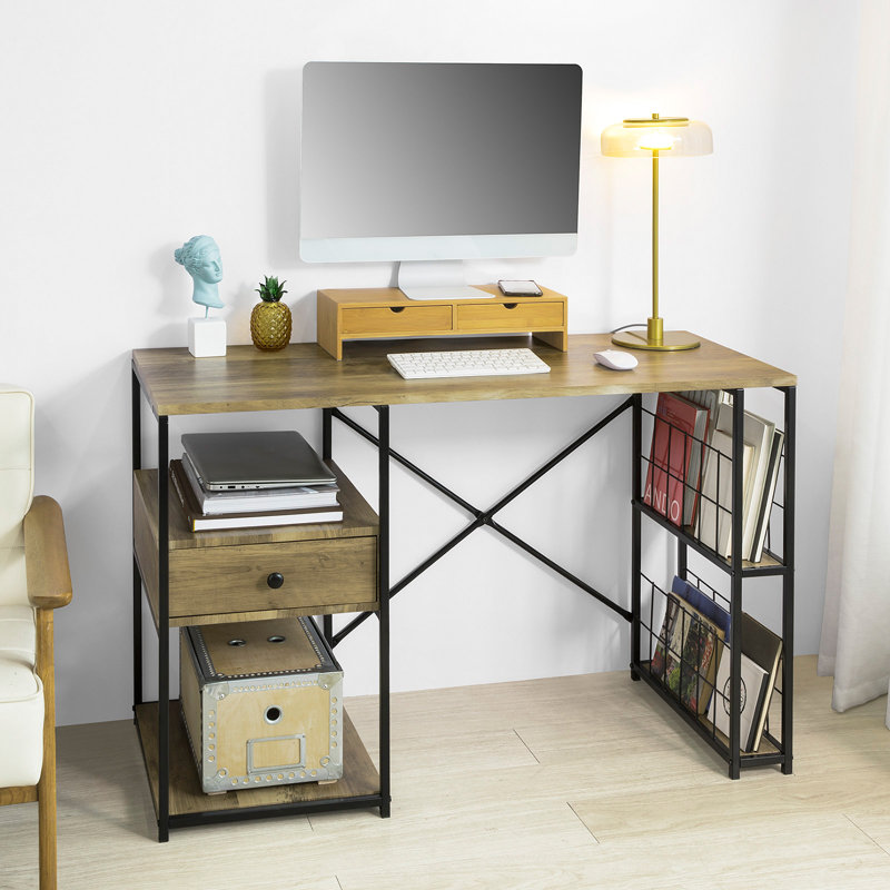 Hazlehurst Metal Base Writing Desk