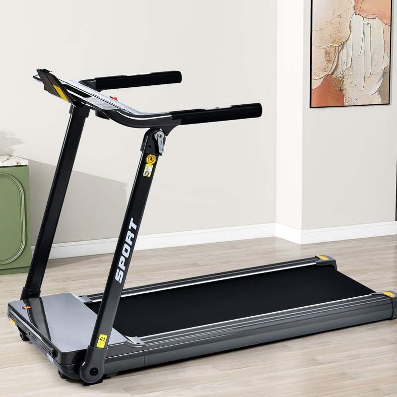 Tapis roulant portable de 3,5 hp - 14 km / h, ceinture antidérapante pour vitesse réglable