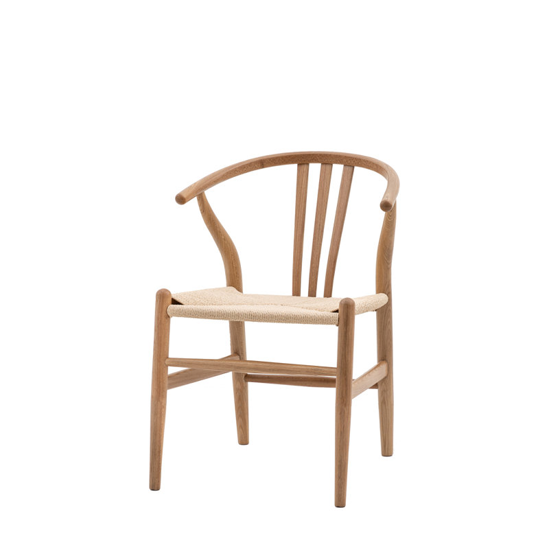 Pratt Solid Wood Dining Chair, Light Brown