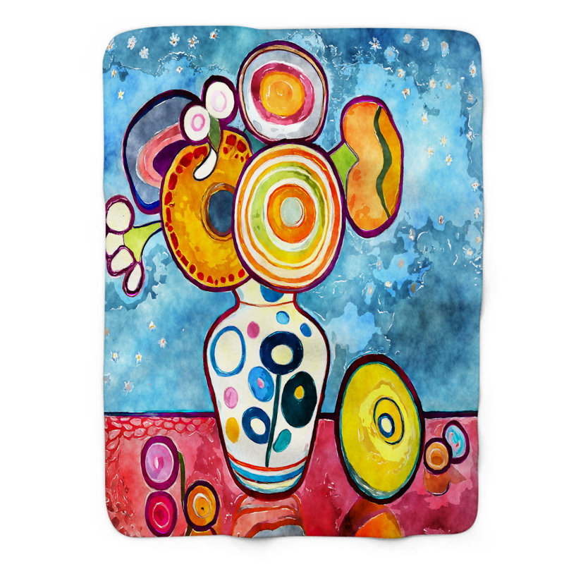 Jeté Whimsy Floral Wonderland, L 50 po x L 60 po