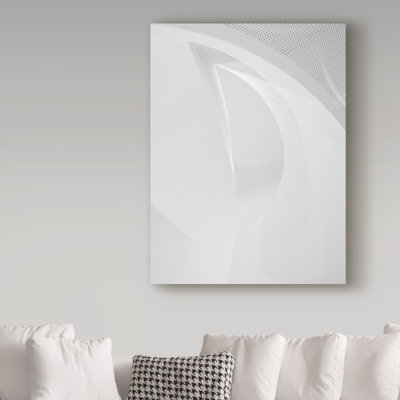 Gerlinde ''Shapes in White' Graphic Art Print on Wrapped Canvas