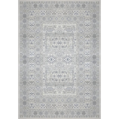 Tapis argenté/gris oriental Attell