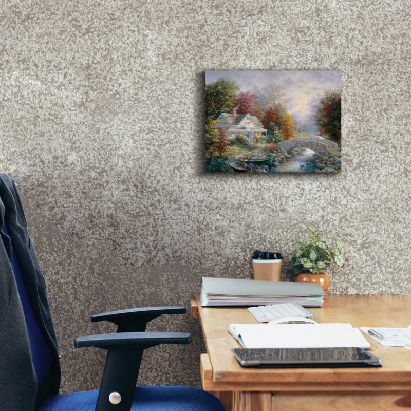 "Epic Graffiti" Victorian Splendor "par Nicky Boehme, art mural sur toile, 16 po x 12 po, H 12 po x l 16 po