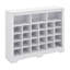 Armoire de rangement moderne à 24 casiers avec armoire incurvée, base polyvalente pour le couloir et le salon Sleek Design-2134634815