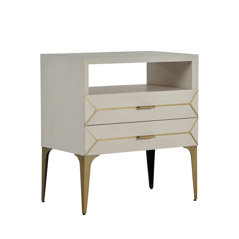Whitley 2 Drawer Nightstand
