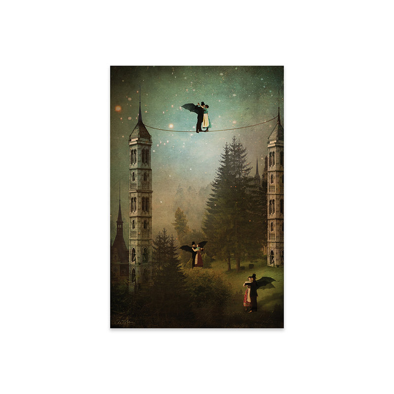 Danse des vampires, impression sur verre acrylique