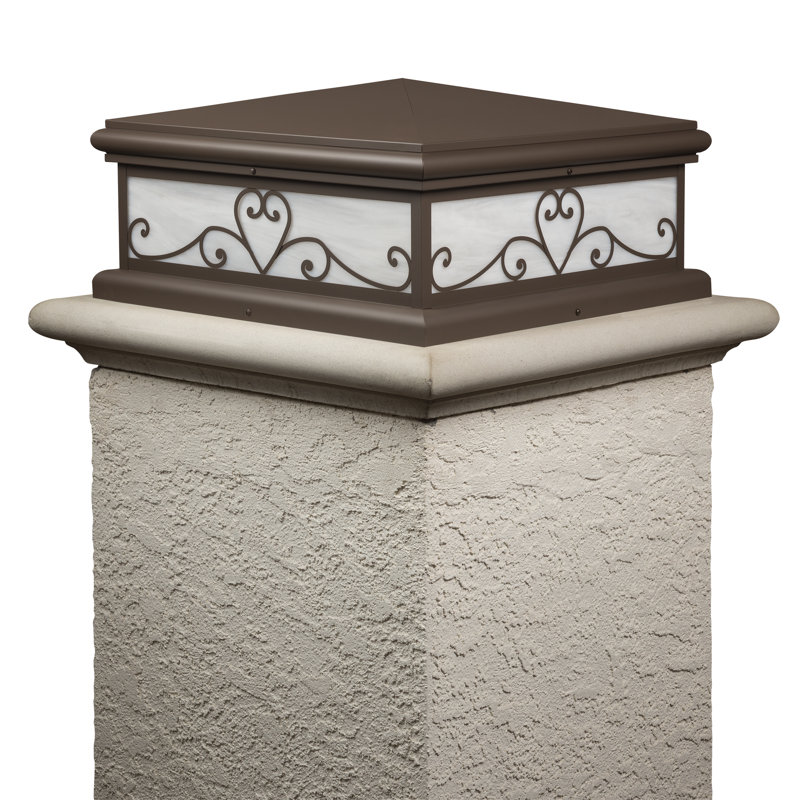 Plafonnier pour support 2 lumières Ballou, H 9 po x l 15 po x P 15 po, Or irisé, Bronze thermolaqué