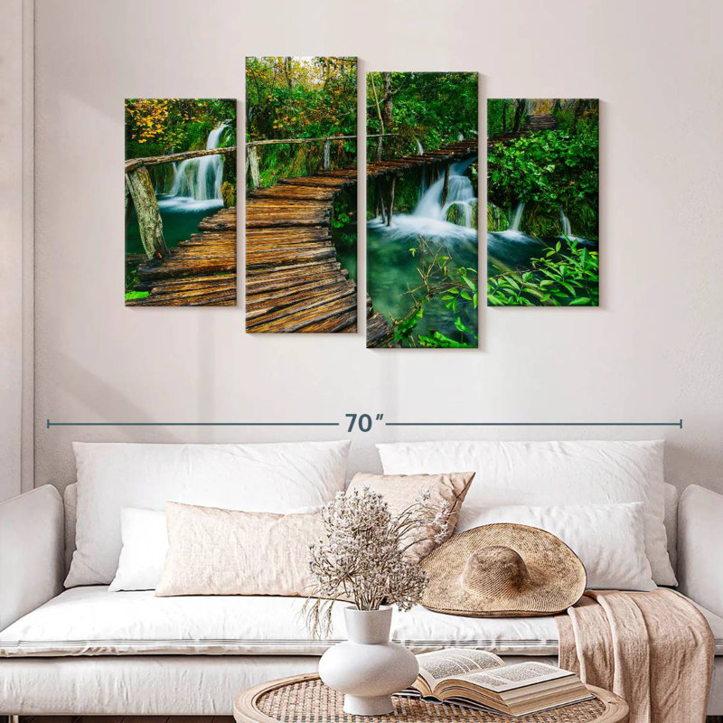 Pont surélevé Alvord Plitvice, H 32 po x l 52 po