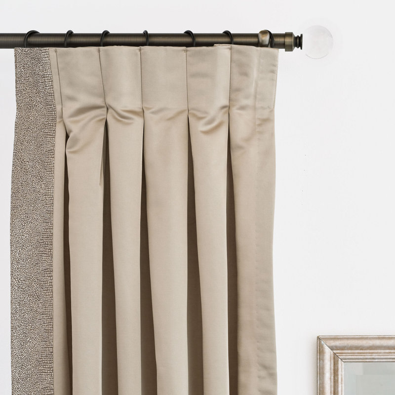 Arwen Room Darkening Curtain Single Panel, 20" W x 96" L, Right